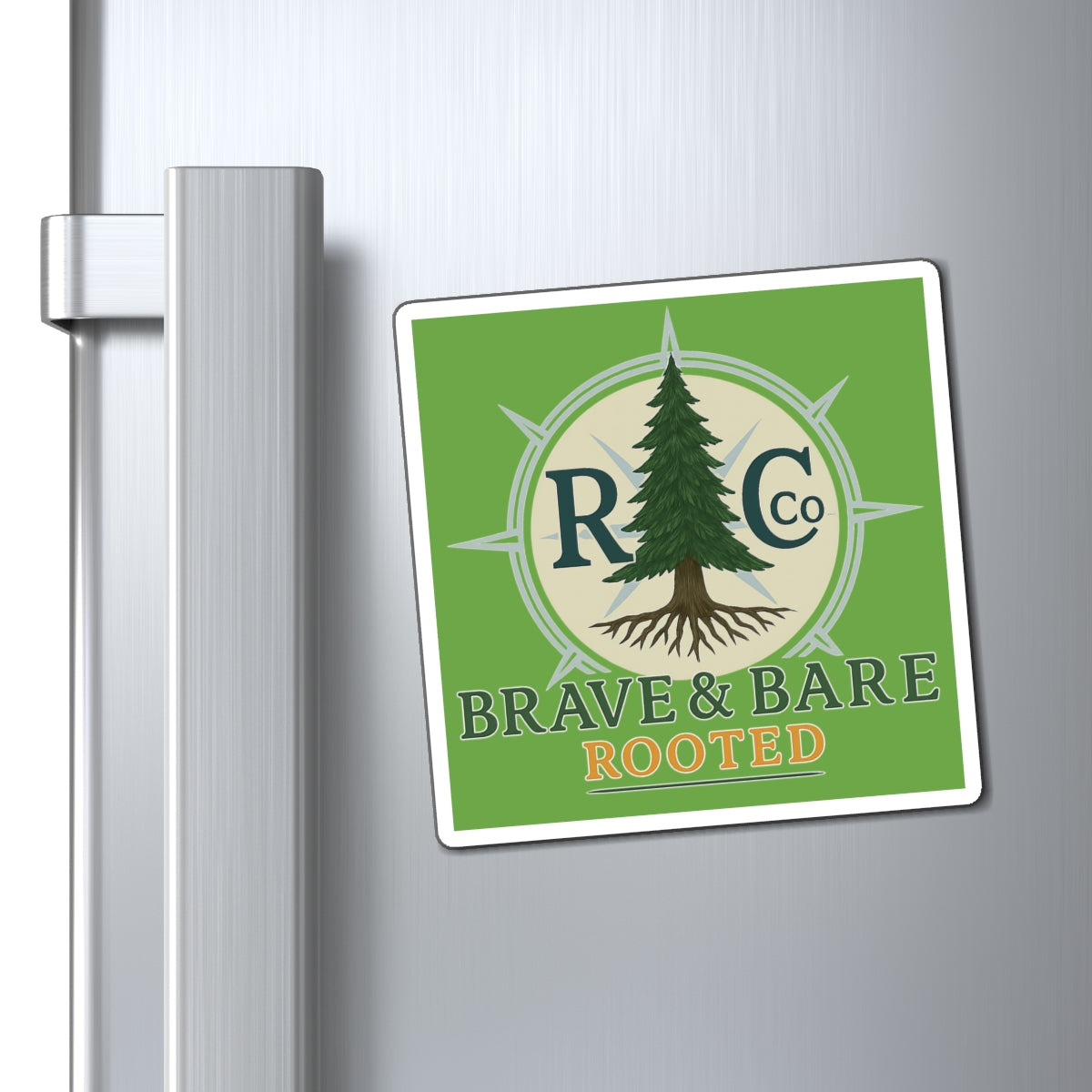 Logo Magnet- White (RC Co.)