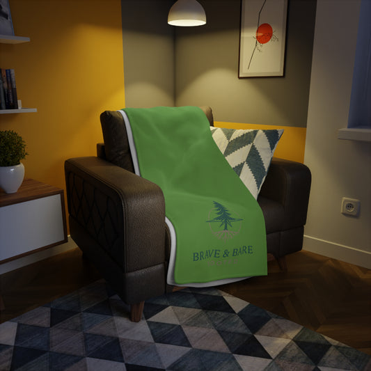 Plush Fleece Blanket (Brave & Bare | Rooted)