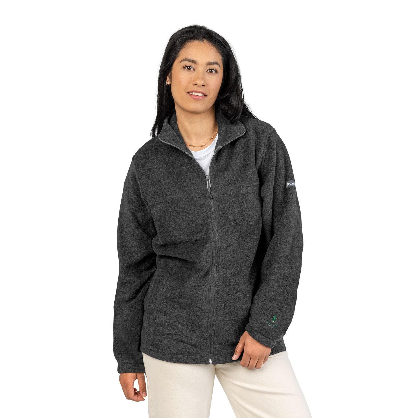 Embroidered Columbia Fleece Jacket//Unisex (Rooted in Chaos/Brave & Bare | Rooted)
