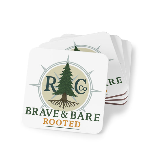 RC Co. Rustic Wooden Coasters