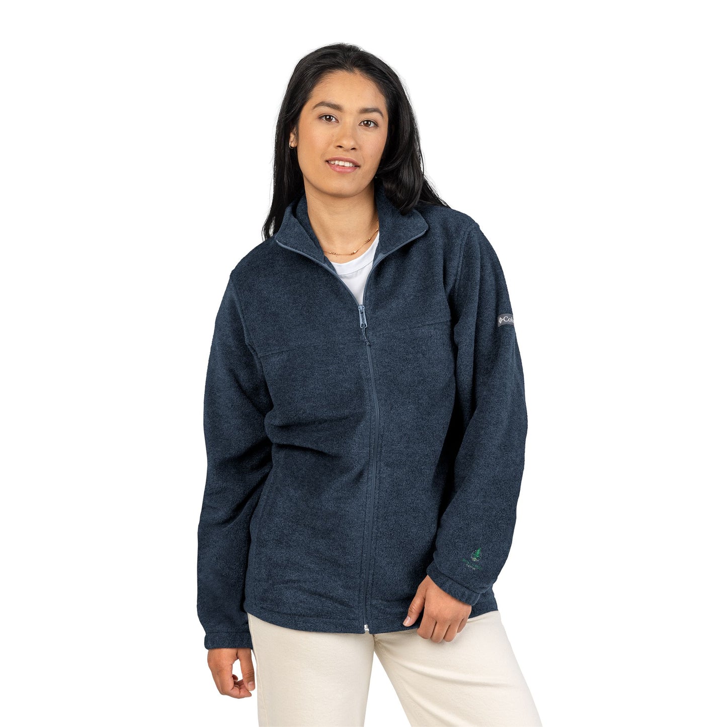 Embroidered Columbia Fleece Jacket//Unisex (Rooted in Chaos/Brave & Bare | Rooted)
