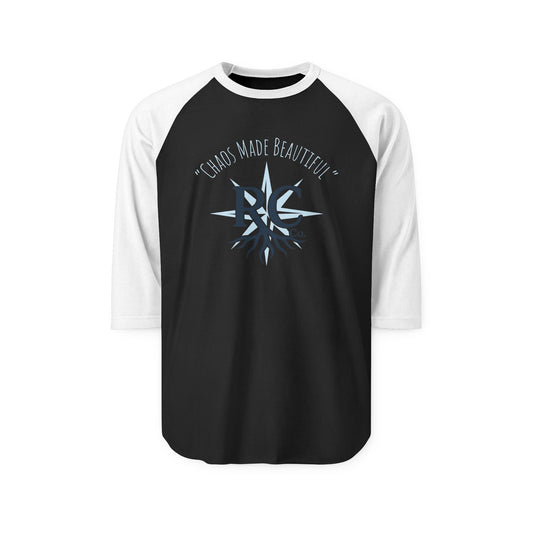 "Chaos Made Beautiful" Baseball Tee//Unisex (Rooted in Chaos)
