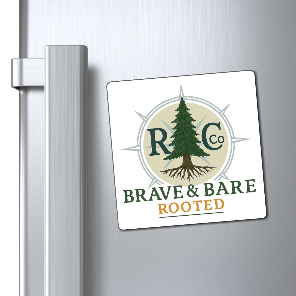 Logo Magnet- White (RC Co.)