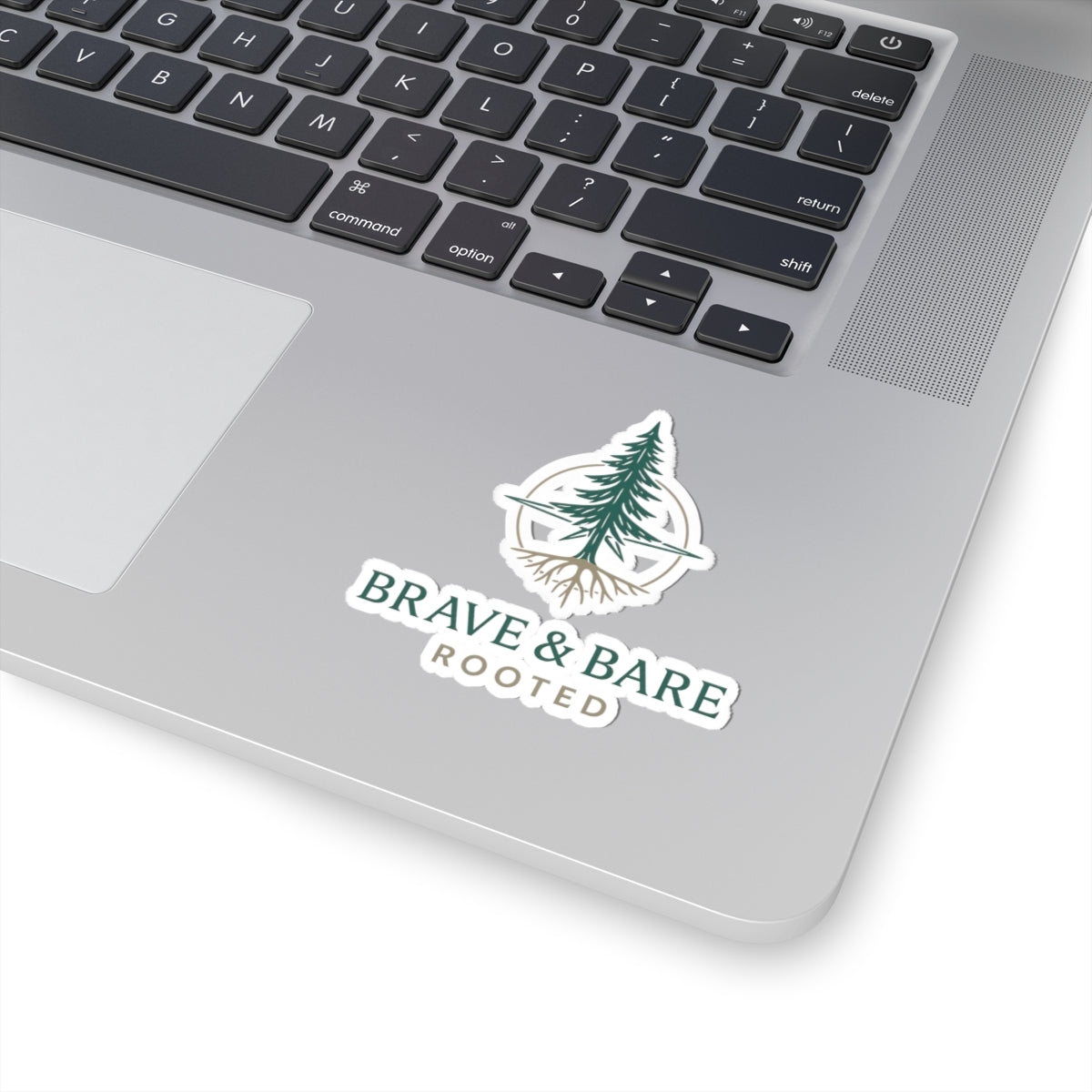 Logo sticker (Brave & Bare | Rooted)