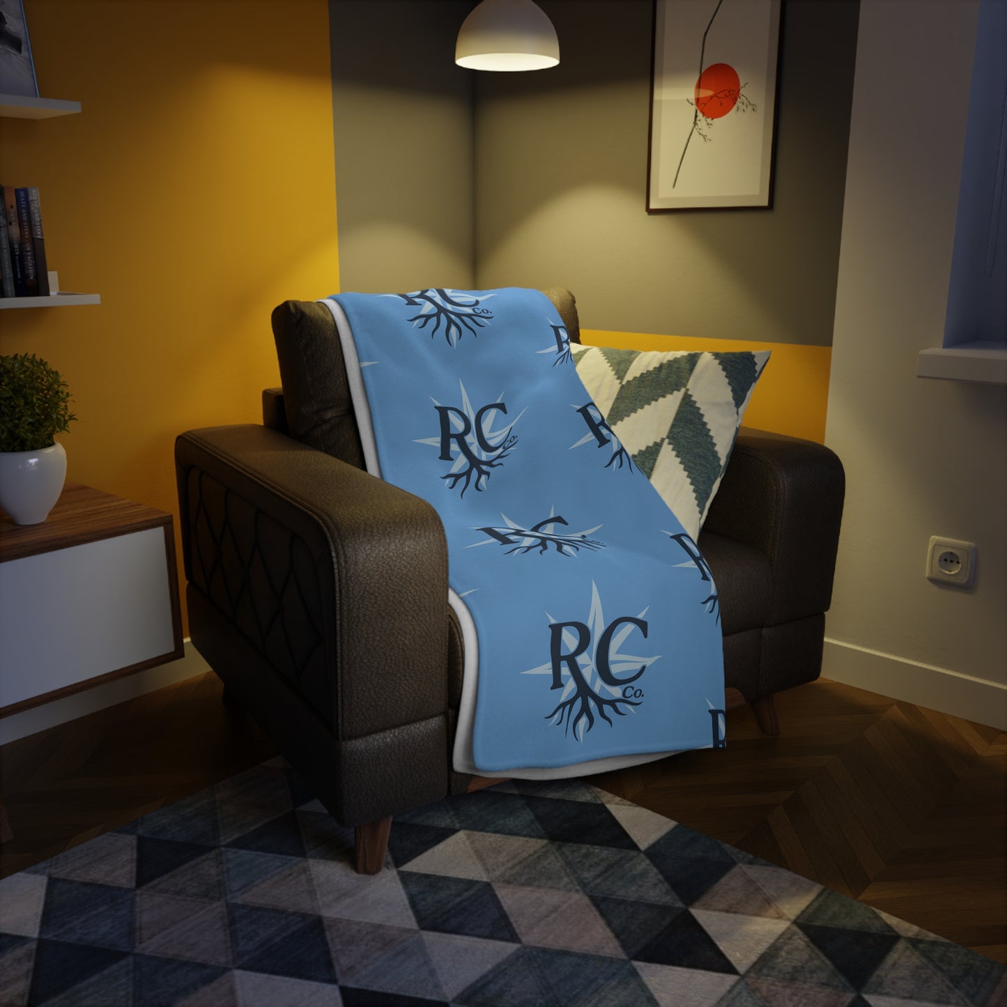 Plush Fleece Blanket (Rooted in Chaos)