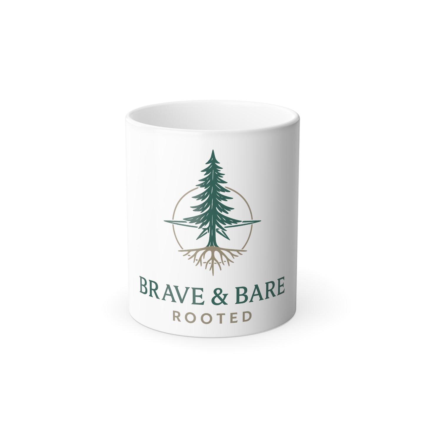 Color Morphing Logo Mug (Brave & Bare | Rooted)