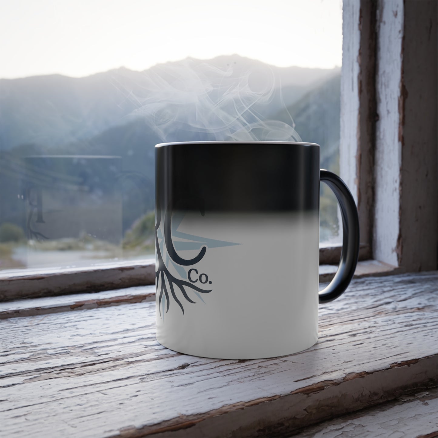 Color Morphing Logo Mug (Rooted in Chaos)