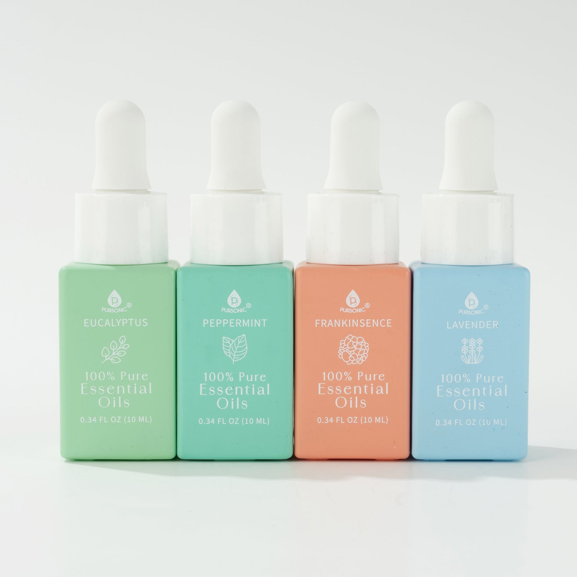 100% Pure Natural Essence Essential Oils – Nature’s Healing Power with Eucalyptus, Frankincense, Lavender, and Peppermint-3